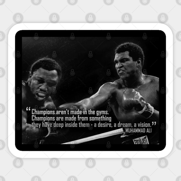 muhammad ali quote Sticker by Suva